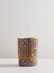 [La DoubleJ] La DoubleJ - Gold-plated Printed Porcelain Cup - Violet - One size One size Purple