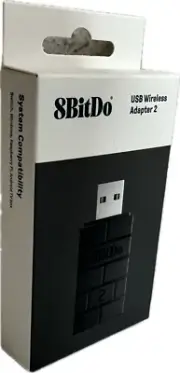 8BitDo Wireless Bluetooth USB Adapter 2 for Switch Steam Deck PC