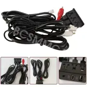 4 Pin 6 Pin USB TYPE-C AUX Socket Panel Audio Input Adapter For Car Navigation (for: Porsche)