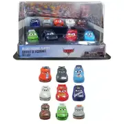 Disney Pixar Cars Deluxe Figure 9 Cars Playset Lightning McQueen Jackson Storm