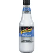 Schweppes Lemonade Zero Sugar Soda Syrup Mix 300ml