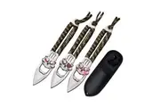 Perfect Point Skull Throwing Knife Set with Bottle Opener (K-PP-135-3)