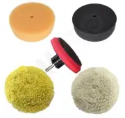 RAM-PRO 3" Car Buffing and Wax Polishing Pad Kit - Drill Attachment Tool with...