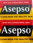 4pcs Asepso Bar Soap Antiseptic Antibacterial Original Agent Healthy Skin 80g.