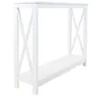 Long Island Console Table Hallway 100Cm - White 203194