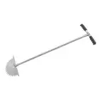 Edger Lawn Tool Sturdy Stainless Steel Saw Tooth Blade Manual Edger Half Moon