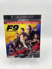 F9 The Fast Saga Fast and Furious 4K Ultra HD + Blu-ray w/ Slipcover New Sealed