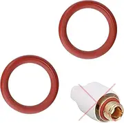 2 x Seal O-Rings for steam Ironing Station Iron for Fuel Cap (D38) Diameter = 21 mm Compatible with Miele Bosch Braun Rowenta Leifheit Tefal and More