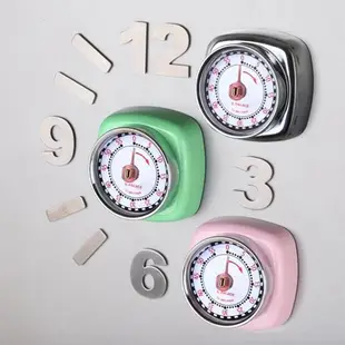 計時器廚房定時器提醒器學生計時器番茄鐘無需電池機械式磁吸 【麥田印象】