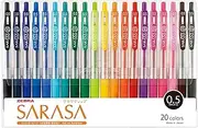 Zebra Gel Ballpoint Pen Sarasa Clip 0.5 Jj15-20ca 20 Color Set