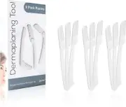 Dermaplaning Tool 9 Count Practical Eyebrow Face and Peach Fuzz Hair