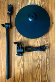 10" Alesis Cymbal NEW w/15" Arm, 1.5 " Clamp & Cable (1 Zone) Nitro Pro E-Drums