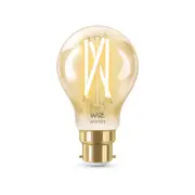 WIZ A60 B22 LED 640Lm Tuneable White 7W Smart Filament Globe