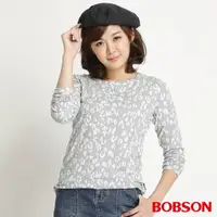 在飛比找momo購物網優惠-【BOBSON】女款豹紋長袖上衣(麻花34076-82)