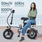Foldable Electric Bicycle 48V 1000W 50KM/H E-Bike for Adults Urban Rides