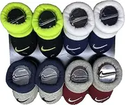 [Nike] Infant Booties 4 Pack (0-6 Months, Black(NN0735-023)/P-G)