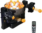 Ping Pong Robot Machine,Table Tennis Robot with 36 Different Spin Balls Automatic Ball Practice Machine