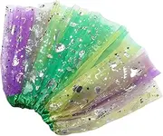 [Yardenfun] Sparkly Sequin Skirt Tutu for Women Carnival and Dance Performance Outfits