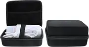 foto-kontor Case Compatible with Philips 3000 Series Steamer Case Steamer Protective Travel Bag Storage Steam Brush Shockproof Water-Repellent Transport Bag Mesh Compartment Accessories Black