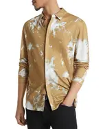 John Varvatos Madera Regular Fit Linen Shirt