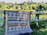 Large -XXL Tribal Aztec Indian Cotton Throw Camping Picnic Blanket BOHO Tapestry