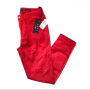 7 For All Mankind Red Skinny Jeans | New With Tags