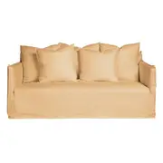 [James Lane] Como Linen Sofa Wheat - 2.5 Seater
