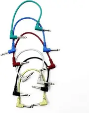 Fafeicy Guitar Patch Cables Guitar Effect Pedal Cables Accessories for Microphone Amplifier