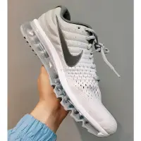 在飛比找Yahoo!奇摩拍賣優惠-Nike Air Max 2017 灰白 慢跑鞋 男款 84