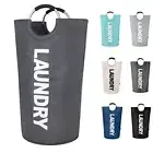 Large Laundry Basket, Laundry Hamper Stands Up Well, Laundry Bag 90L Dark Grey