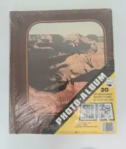 1980s Kmart Photo Album 20 Page Self-Adhesive Grand Canyon Cover NOS