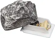 Evergreen Labs Stone with Secret Compartment, Realistic Gray Key Safe, Fit for Hiding Spare Keys Outside,Biggest Version(COLOR:Black,Grey)