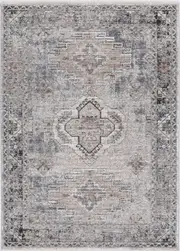 Maryland Derbent Soft Traditional In Grey Rug