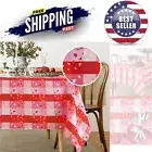Elegant 60 x 120 Inch Checkered Tablecloth - Ideal for Weddings & Holidays
