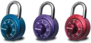 Master Lock 1530DCM Locker Combination Padlock, 1 Pack, Colors may vary