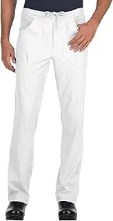 [koi] Lite Men's Endurance Straight Leg Drawstring Scrub Pant XXX-Large Short White