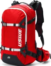 USWE Carve 25L Winter Day Backpack Red