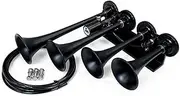 HornBlasters The Rage 4-Chime Air Horn - Pre-Installed Air Valve - 12 Volt