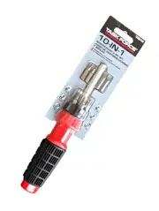 Task Force 10 in-1 Screwdriver with 10 Bits NEW