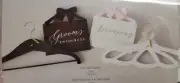 Bride & Groom Hanger & Sign Set Wedding Bridal Gown Tux Style Me Pretty New