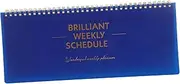 Gatuida Undated Weekly Planner Notepad Tear Off Memo Tabs for Efficient Management Blue Desk Planner for Scheduling Tasks Meetings Daily