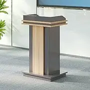 Pulpits for Churches, Reception Desk Hostess Station, Podiums Stand Portable Church Pulpit for Auditorium, Classroom, Conference(B,with Drawer)