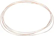 uxcell 99.9% Pure Copper Wire for Jewelry Making, 21 Gauge (0.7mm) Copper Craft Wire 4.9 Feet Beading Jewelry Making Supplies for Crafting Wreath Electroculture Gardening