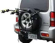 CyclingDeal Bike Carrier Rack for Spare Tyre Wheel - Carry 2 Bikes Bicycles