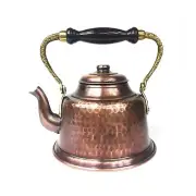 Maras Turkey Hand Hammered Copper Teapot Antique Look 1650 ml