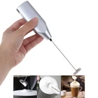 1 Handhold Milk Frother Battery Operated Foam Maker Electric Egg Beater Whis _mo