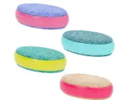 Sassy+Chic Assorted Multi-Colored Beauty Oval Pumice Stones, (set of 24)