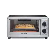 Proctor Silex 4 Slice Countertop Toaster Oven, Multi-Function with Bake, Toast a