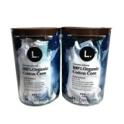 59ct L. Organic Cotton Core Tampons Super Absorbency Count BPA-Free Applicator