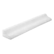 Bed Wedge Pillow Gap Filler Stopper Headboard Mattress Queen Size Foam Bedrest Comfortable Support Cushion Side Storage White 152x25.5x15cm